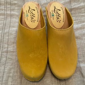 Lotta From Stockholm NWOB high heel wooden clog